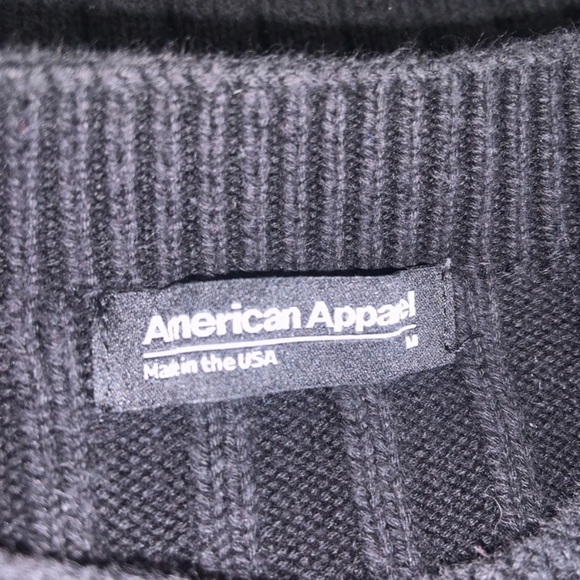 American Apparel Crop Knit Mini Sweater Tank - Picture 6 of 7